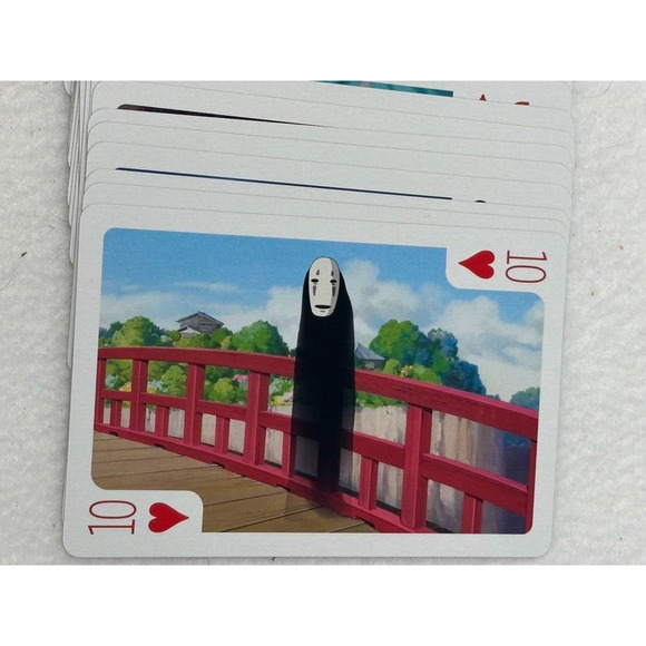 Studio Ghibli Spirited Away Playing Cards In Clear Case New Japan - Picture 8 of 10